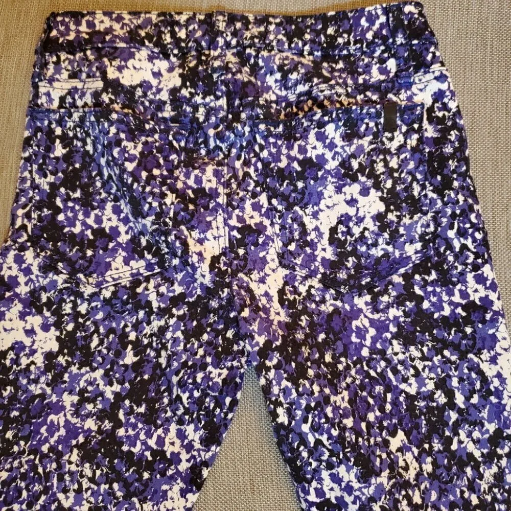 Joe's Jeans Skinny Fit Electric Blue Pop Art 0 - Picture 6 of 6